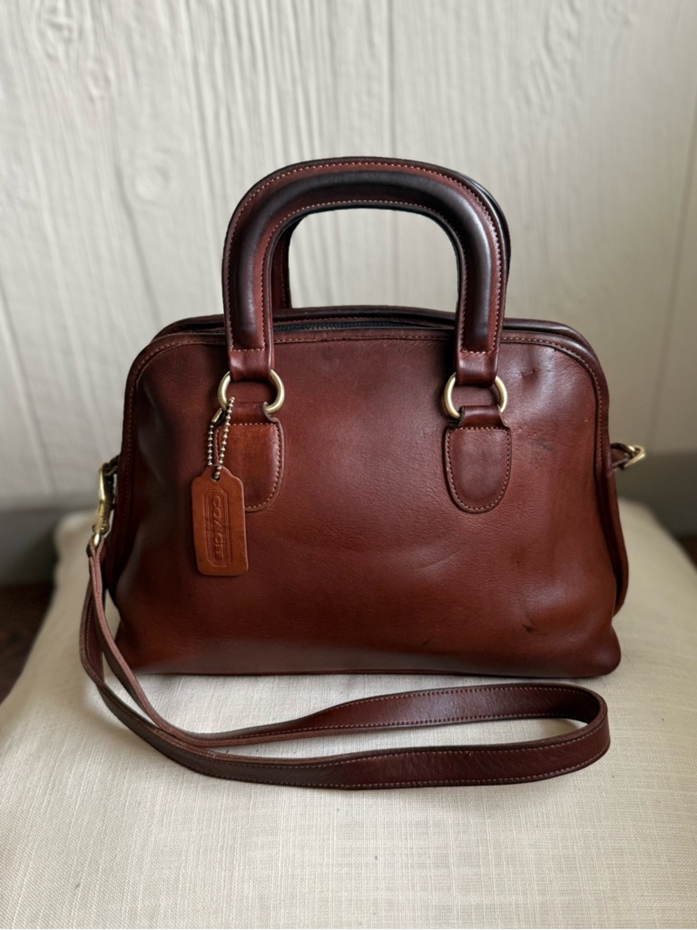 Vintage Coach Baxter Satchel